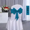 Funda Elástica Floral para Silla sin Atar con Lazo, Universal Engrosada para Hotel Banquete Boda