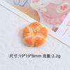 Delicioso Pan Sándwich de Carita Sonriente Juguete de Comida DIY Accesorios de Joyería Pegamento Crema Resina Accesorios Pequeños Agujero Material Hebilla de Zapato
