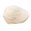 Nueva gorra simple de visera para mujer, versátil para primavera y verano, boina de pintor, gorra octogonal, gorra de vendedor de periódicos retro versátil