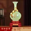 Ornamento de Vaso de Jade Ping An Ruyi para Decoração de Sala de Estar e Bar, Presente de Abertura da Ping An Seguros para Mudança para Nova Residência