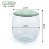 Banqueta Multifuncional de Armazenamento Caixa de Armazenamento Transparente Empilhável Portátil Recipiente para Armazenamento de Brinquedos de Pelúcia Banqueta Externa