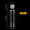 Botella Flip-Top de 30 ml 50 ml Pet Squeeze Loción Cosmético Sub-Botella Botella de Plástico Transparente Tapa Mariposa Botella de Gel