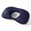 Almohada Inflable en U Reposacabezas para Avión Tipo Empuje Portátil para Viajes al Aire Libre Almohada Plegable para el Cuello Almohada en Forma de U para Siesta