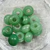 Ventas Directas de Fábrica Cuentas de Piedra Natural de Agujero Grande Accesorios para Joyería DIY Collar Pulsera Cuentas Sueltas Accesorios Cuentas de Ábaco de Cristal