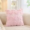 Funda de Almohada Nueva de Fábrica Felpa Acolchada Mariposa Cojín de Mesita de Noche Funda Decoración de Fiesta Recomendación Transfronteriza Funda de Almohada Textil para el Hogar