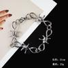 Pulseira Colar Espinho de Personalidade Super Legal Hip Hop Punk Corrente de Calça com Espinhos Design Ins Corrente Twist Hip Hop Didi Legal