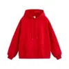 Moletom com capuz e gola redonda, forrado com fleece, para outono e inverno, 450g, peça versátil, vestuário de trabalho no atacado para homens e mulheres, fornecimento direto da fábrica