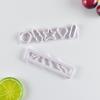 2 Peças Moldes de Corte para Balões de Festa Padrão Simples Moldes para Biscoitos Imitação Conjunto para Assar Bolo Direto do Fabricante