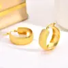 Pendientes Verticales de Rayas Retro de Acero Inoxidable con un Toque Exagerado de Alta Gama, Accesorios para Orejas de Cadena Retorcida Dorada con un Diseño de Línea Geométrica de Lujo Ligero