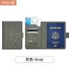Porta-pasaporte RFID Nuevo Transfronterizo para Viajes al Extranjero Bolso para Pasaporte de Cuero PU Hebilla Estilo Coreano Cubierta Protectora para Pasaporte