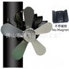 Ventilador de chimenea con pinza, montado en la pared, no magnético, de potencia térmica, protección ambiental, venta directa de fábrica