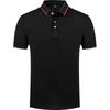 220g nova camisa polo de algodão manga curta masculina e feminina jaqueta de colarinho empresarial lapela de trabalho através de ferramentas finas de verão