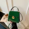 Bolso Bandolera Sencillo y Elegante 2026 Verano Nuevo de Moda Bolso de Mano para la Oficina y el Trayecto Bolso Cuadrado Pequeño Estilo Coreano Color Sólido Bolso de Hombro