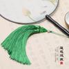 Novo borla de lótus brinco duplo estilo antigo adereços de joias leque de grupo roupa cheongsam instrumento musical guzheng pingente ornamento pendente brinco pendente