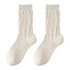 2518 Calcetines de media caña apilados para mujer Primavera y Verano de una pieza sin costuras estilo ballet Hilo de punto de alta elasticidad Transpirables Modernos Calcetines para mujer