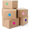 Etiquetas Mensuales 1-12 Meses Redondas Coloridas Pegatinas de Clasificación Numérica 25mm Papel Cobre Adhesivo Pegatinas de Fecha