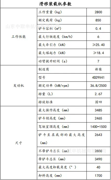 超低座驾式滑移装载机