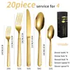 Amazon Columna Romana Juego de 20/30/40/60 Piezas Popular Hotel Vajilla de Acero Inoxidable Cuchillo para Steak, Tenedor y Cuchara