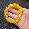 Pulsera Joyería Pulsera de Cera de Abeja Artificial Pulsera de Piscina de Sangre Imitación Pulsera de Cobre Pulsera Amarilla de Aceite de Pollo Pulsera