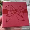 Caja de joyería al por mayor de fábrica bolsa de joyería caja para pulsera caja para pulsera caja de tres piezas lazo de flor Caja de la suerte