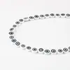 Cuentas Redondas Planas Ojo de Diablo Calientes Transfronterizas Accesorios para Joyería DIY Cuentas de Vidrio Pulsera Collar Ojo de Pez Productos Semi-terminados