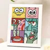 Pintura de Diamantes para Niños al por Mayor Pintura de Pegar Pegatinas de Diamantes con Marco de Fotos Paquete de Materiales Hechos a Mano DIY Mampostería Completa de Diamantes de Dibujos Animados