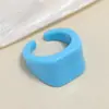Nuevo anillo de rana de dibujos animados personalizado transfronterizo de Europa y Estados Unidos, anillo de resina de rana de viento lindo de moda, anillo para la articulación del dedo índice