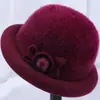 Chapéu de Inverno para Mulheres de Meia-Idade e Idosas, Forrado com Fleece e Espessado para Aquecimento, Versátil para Mães, Avós e Mulheres Idosas, Chapéu de Algodão