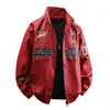 Nueva Chaqueta de Cuero PU de Moda Chaqueta de Motocicleta Versátil para Hombre en Primavera y Otoño