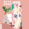 Papel Higiênico Doméstico Jinboshi 1250g Papel Higiênico Sem Tubo Rolo de Papel para Limpeza das Mãos 12 Rolos Papel Higiênico em Rolo Acessível para Família