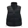 Chaleco de Algodón Nuevo de Invierno 2026 con Cuello Alto, Versátil, Holgado, de Moda, Elegante, Cálido, Sencillo, Chaqueta de Mujer Tendencia