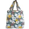 Bolsa de Compras Plegable Nueva Supermercado Transfronteriza Bolsa Tote Portátil de Tela Floral Bolsa Tote de Compras de Supermercado Bolsa de Comestibles