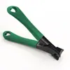 Cortauñas de Acero Inoxidable Anti-Salpicaduras Estilo Cruz Patrón de Cuero Cortauñas Plano Tijeras para Uñas Manicura Herramienta de Manicura Estilo Doméstico