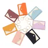 Porta-Cartões Estilo Coreano Cor Doce Porta-Moedas Simples Porta-Cartões Fino Porta-Cartões com Porta-Cartão de Chave Porta-Cartões