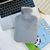 Versión coreana de bolsa de agua caliente de peluche de conejo número grande bolsa de agua caliente de PVC inyección de agua compresa caliente fuente de calor para manos punto venta caliente transfronteriza