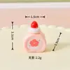 Desenho Animado Artificial Coração de Menina Brinquedo Alimentício Casa de Boneca Cola de Creme Decoração DIY Feita à Mão Resina de Mesa Pequenos Enfeites