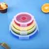 Caja de almuerzo plegable de silicona de grado alimenticio creativa, resistente a altas temperaturas en microondas y horno, caja para mantener la frescura, suit de caja de almuerzo portátil para trabajadores de oficina