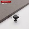 Alça de furo único em aço inoxidável para armário guarda-roupa sapateira maçaneta de porta gaveta pequena alça tampa de panela tampa de xícara tampa redonda