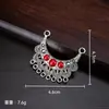 Accesorios de Joyería de Aleación Retro, Colgantes con Patrón de Estilo Étnico, Materiales para Pendientes y Collares Hechos a Mano para DIY al por Mayor