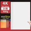 Cartulina Blanca Holandesa A4/A3, Cartulina Blanca para Arte, 4K 8 Hojas, Papel de Dibujo Dibujado a Mano para Estudiantes, Periódico Escrito a Mano, Cartulina Gruesa Rígida