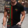 Camisetas de Diseño Personalizado Juveniles Modernas para Hombre Cuello Redondo Manga Corta Comercio Transfronterizo Camiseta Estampada en 3D Suministro Fabricante Lote