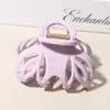 Presilha de Cabelo de Abóbora com Estampa de Leopardo de Tamanho Médio Transfronteiriça para Mulheres, Grampo de Cabelo para Parte de Trás da Cabeça, Design de Nicho, Acessório de Cabelo com Presilha de Tubarão Brilhante