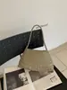 Bolso Tejido Hecho a Mano Estilo Dongdaemun Coreano para Mujer, Bolso de Media Luna Simple y Versátil, Bolso Canasta Casual Cruzado al Hombro