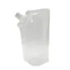 Bolsa Auto-Suporte Transparente com Bico, Bolsa para Embalagem de Líquidos de Grau Alimentício para Suco e Leite de Soja, Bolsa de Água para Shows, Bolsa para Embalagem de Takeaway