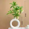 Flores Artificiais de Alta Qualidade, Decorações com Flores Artificiais, Plantas Verdes Biônicas, Vasos com Plantas Artificiais, Decorações para Sala de Estar e Mesa de Jantar Internas, Decorações Florais