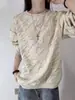Sudadera redonda tie-dye para hombre, nueva colección otoño 2026, elegante y genial, tendencia retro americana, talla grande, top casual holgado