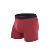 Uau, Roupa Íntima Masculina Cross-Border Feita Sob Medida para Todas as Estações, Algodão Puro, Cintura Simples e Moderna, Shorts Masculinos Vermelhos de Algodão Puro