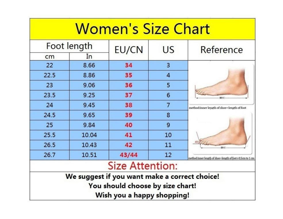 外贸尺码表