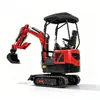 Mini Excavadora HT15: Ideal para la recuperación de tierras rurales, romper suelo duro, demolición en interiores y cavar zanjas en tierras de cultivo.. Una excavadora miniatura