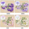 Novos Galhos de Flor Artificial Jacarandá para Decoração de Casamento, Flores Artificiais de Alto Padrão para Paisagismo Interno e Externo, Flores para Decoração de Jardim em Atacado